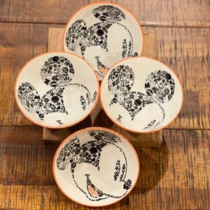 DISNEY Mickey head tidbit bowl set